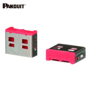 パンドウイットコーポレーション Smartkeeperシリーズ USB Type-A用 セキュリティブロック 赤 5個入り SKUSBA-V