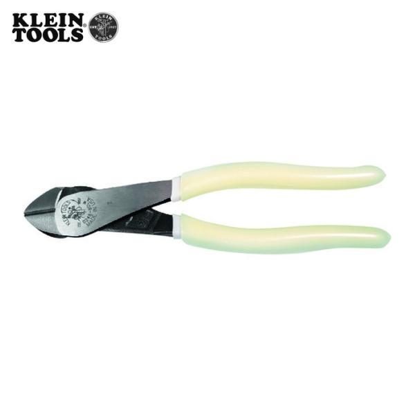 KLEIN TOOLS D248-8-GLW ニッパ 偏芯タイプ アングルヘッド 200mm 蓄光タ...
