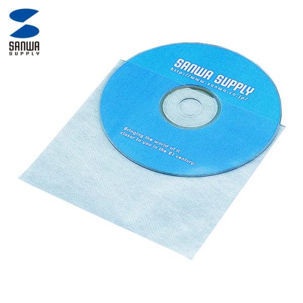 サンワサプライ FCD-F100 CD・CD-R用不織布ケース(100枚セット) (1S)