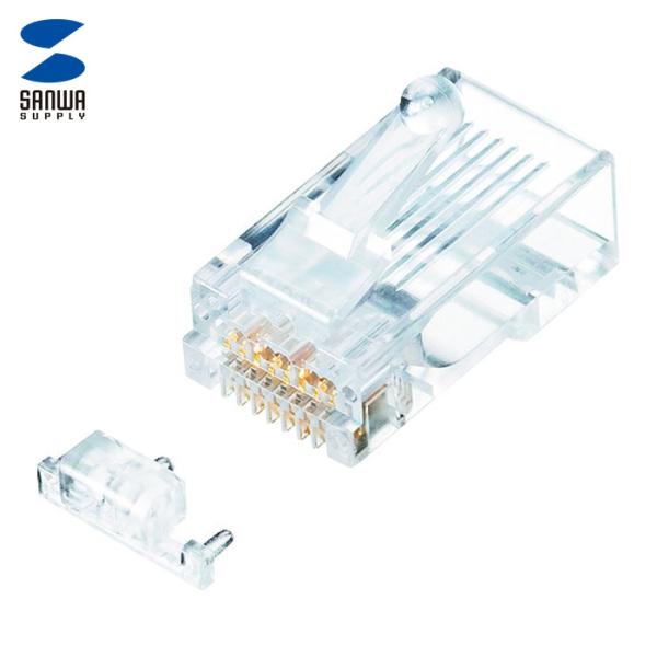 サンワサプライ SANWA カテゴリ6A RJ−45コネクタ（単線用） (1S) 品番：ADT-6A...