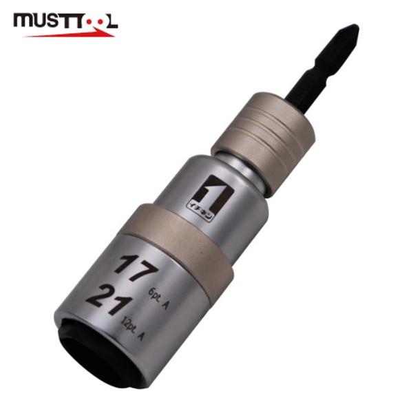 MUST TOOL マストツール 19722 軸交換式ダブルソケット17×21 IMー1721IQー...
