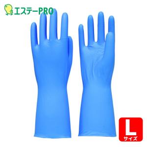 ミドリ安全 ニトリル手袋 ベルテ 710N (薄手) 粉なし ブルー SS〜LL