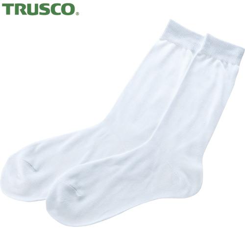 TRUSCO(トラスコ) 重ね履き用靴下 白 5足組 25〜27cm (1Pk) SCO-5
