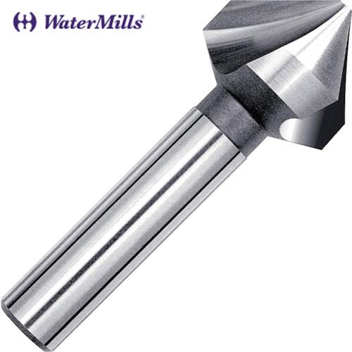 ウォーターミルズ 3枚刃 超硬カウンターシンク 90°10.4mmxL50 ノンコート (1本) 品...