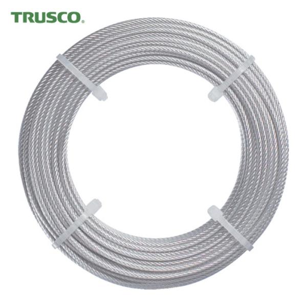 トラスコ TRUSCO ステンレスワイヤロープ Φ2.0mmX5m (1巻) CWS-2S5