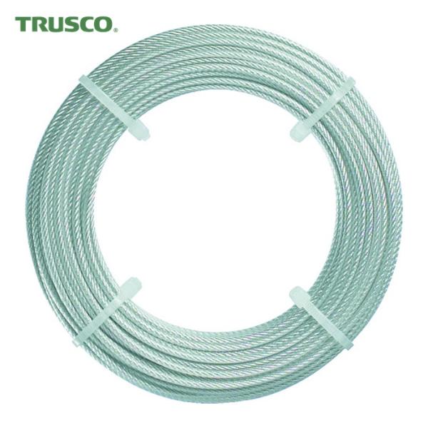 トラスコ TRUSCO ステンレスワイヤロープ Φ2.0mmX20m (1巻) CWS-2S20
