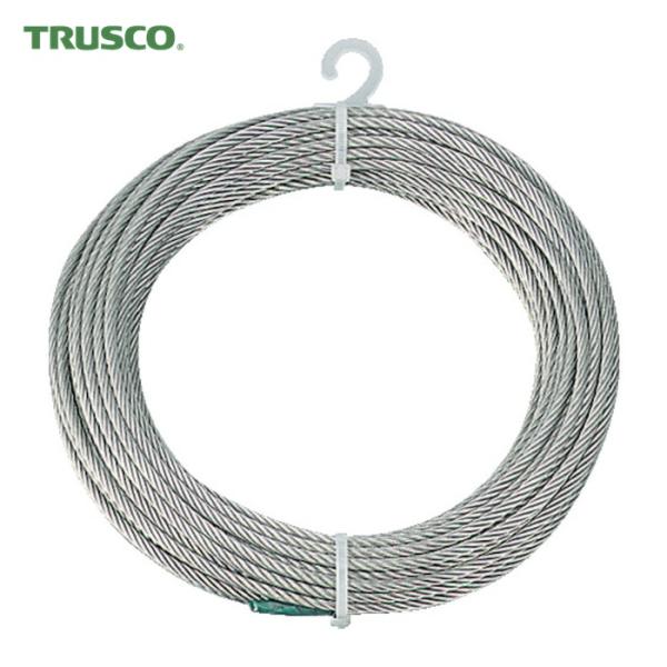 トラスコ TRUSCO ステンレスワイヤロープ Φ3.0mmX30m (1巻) CWS-3S30