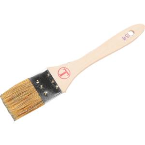 メール便可 ] 平柄刷毛 豚毛 幅50mm 【 ハケ 筆 絵画 】 : 画材