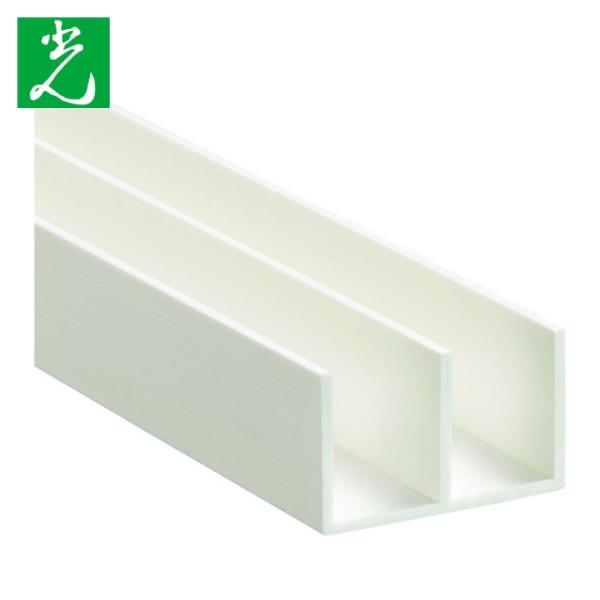 光 HIKARI 簡易内窓用フレーム&amp;レール 上レール ホワイト 18×30.5×2100mm (1...