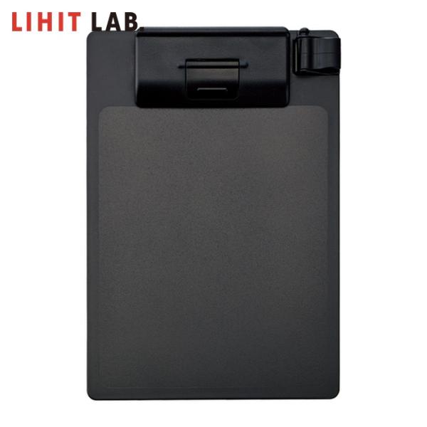 LIHIT LAB. リヒトラブ クリップボード ブラック A6/E (1枚) 品番：A975U-2...