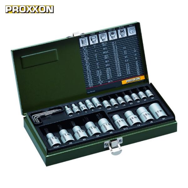 PROXXON 82102 トルクス[[R下]]ソケットセット1/4+1/2 (1S)