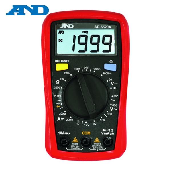 A&amp;D エーアンドディ AD-5529A デジタルマルチメーター AD-5529A (1台)