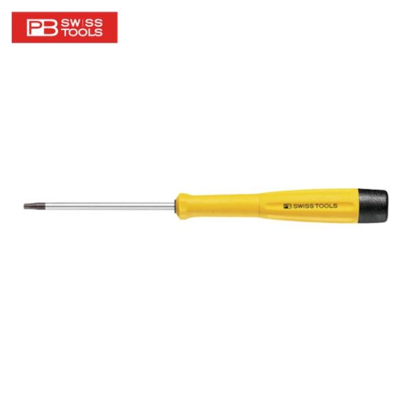 PBスイスツールズ ESD精密ヘクスローブドライバー (1本) 品番：8124.B15-80ESD