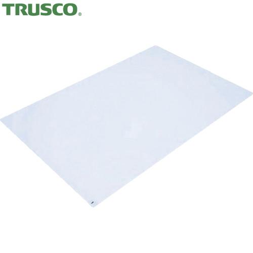 TRUSCO(トラスコ) 粘着クリーンマット 600×450MM ホワイト 1シート 30枚 (1シ...