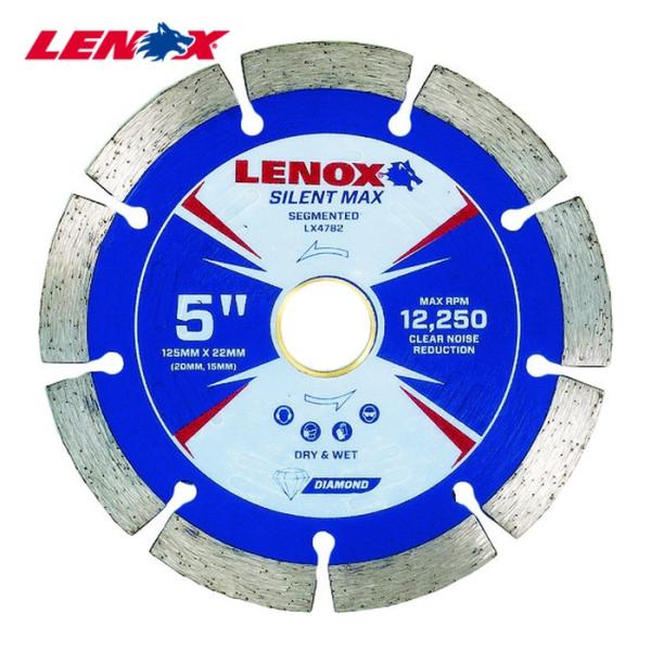 LENOX レノックス サイレントマックス セグメント125 静音ダイヤモンドホイール (1枚) 品...