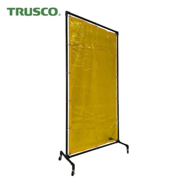 トラスコ TRUSCO 溶接遮光フェンス 1020型単体 黄 (1台) 品番：YFBY