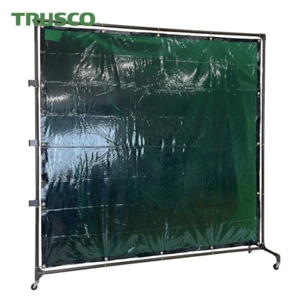 トラスコ TRUSCO 溶接遮光フェンス 2020型接続 緑 (1台) 品番：YFASGN