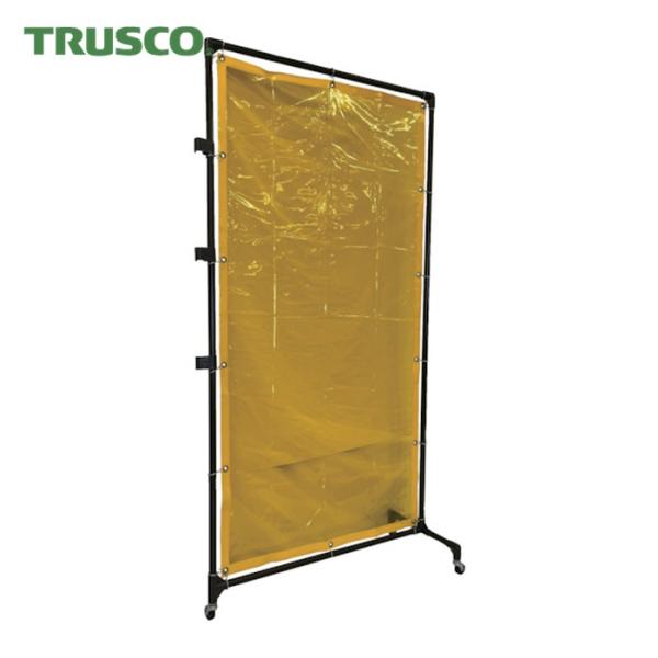 トラスコ TRUSCO 溶接遮光フェンス 1020型接続 黄 (1台) 品番：YFBSY