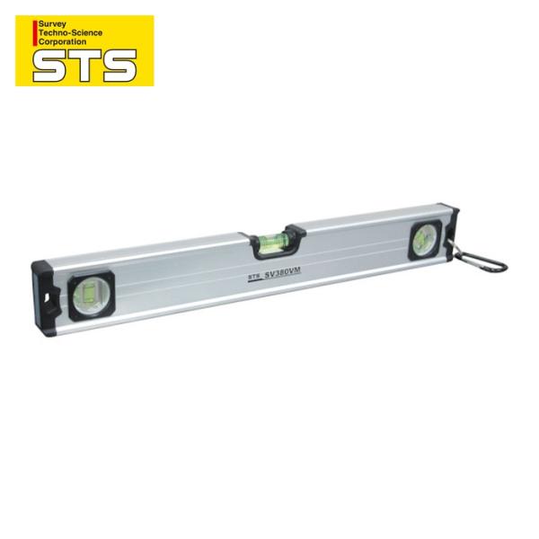 STS 水準器 レベル 380mm I型BOX水平器 SV380VM (1個) 品番：SV380VM