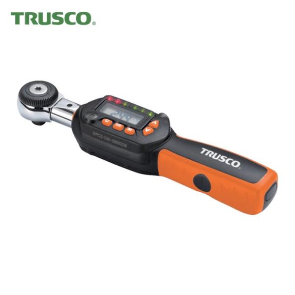 トラスコ TRUSCO ヘッド交換式ラチェットデジタルトルクレンチ 差込角9.5mm 6~30Nm ...