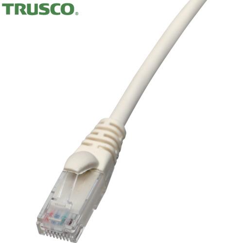 TRUSCO(トラスコ) Cat6A対応ツメ折れ防止LANケーブル 2mホワイト (1本) TLAN...