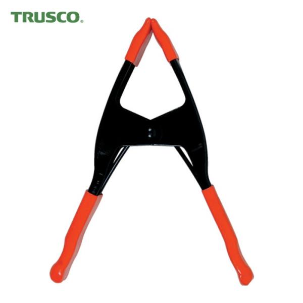トラスコ TRUSCO スチール製スプリングクランプ 口開90mm (1個) 品番：TSC-225S