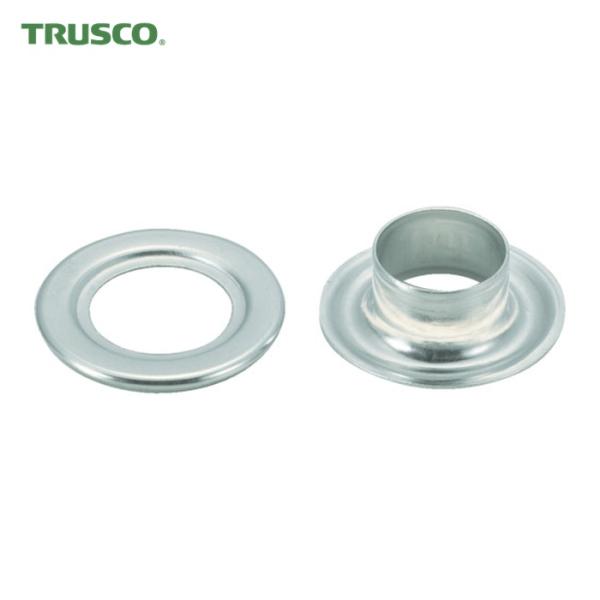 トラスコ TRUSCO 両面ハトメ アルミ 12mm 20組入 （ブリスターパック入） (1Pk) ...