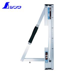 シンワ測定 78101 丸ノコガイド定規 たためるエルアングル 45cm メートル目盛 (1台)｜工具ランドプラス