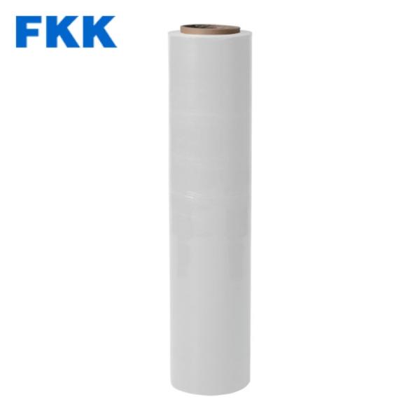 富士工業 FKK オーキッドカラーストレッチフィルム 白 20μ 500mm×300m (6巻) 品...