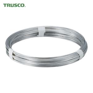 トラスコ TRUSCO スチール針金 #8 線径4.0mm 1kg 溶融亜鉛メッキ (1巻) TYW-40｜工具ランドプラス