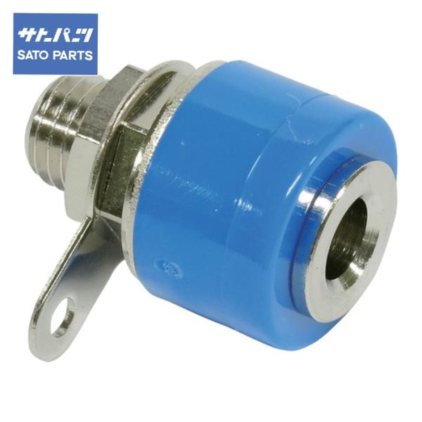 サトーパーツ TJ-563-BL チップジャック TJ-563 青 5個入 (1Pk)