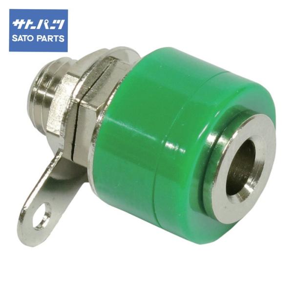 サトーパーツ TJ-563-G チップジャック TJ-563 緑 5個入 (1Pk)