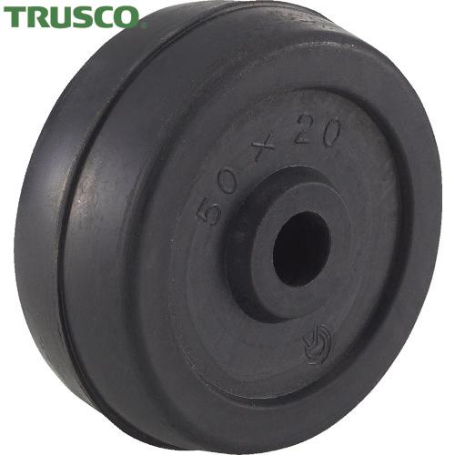 TRUSCO(トラスコ) 二輪運搬車用車輪 Φ50ゴム車輪 4011用補助車輪 (1個) P50G
