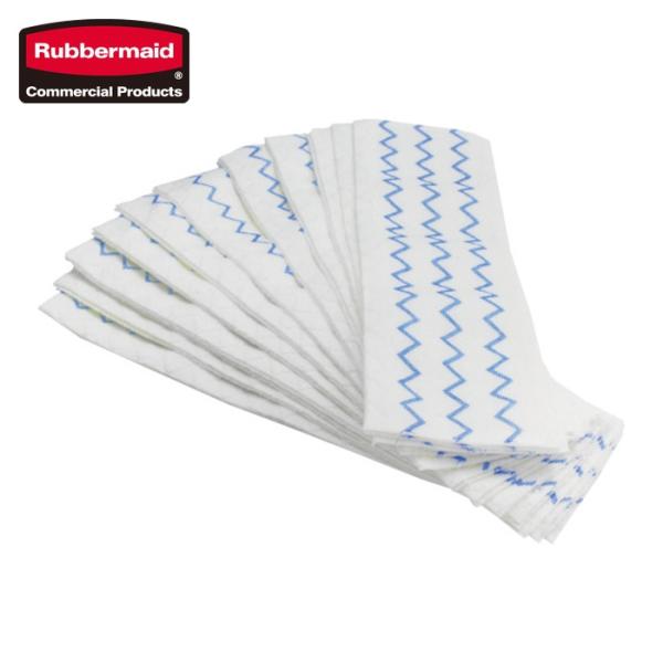 ラバーメイド 清掃用品 モップ ディスポーサブルマイクロファイバーパッド（150枚入り） (1箱) ...