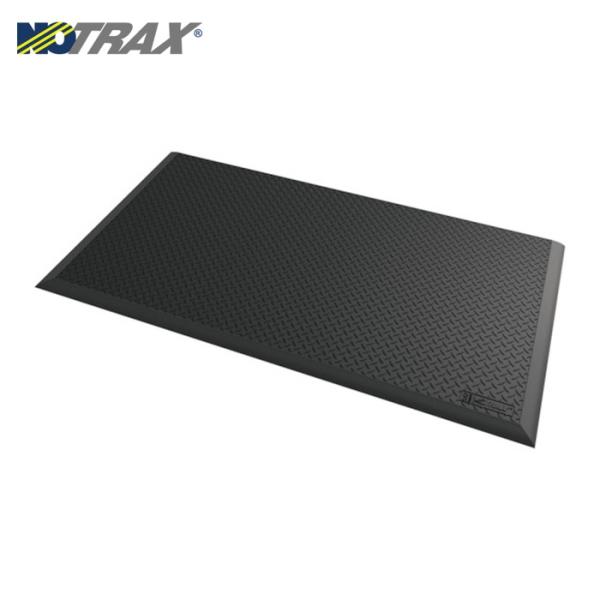 NOTRAX 疲労軽減マット(難焼性) ダイヤモンドフレックス ブラック (1枚) 646S4064...