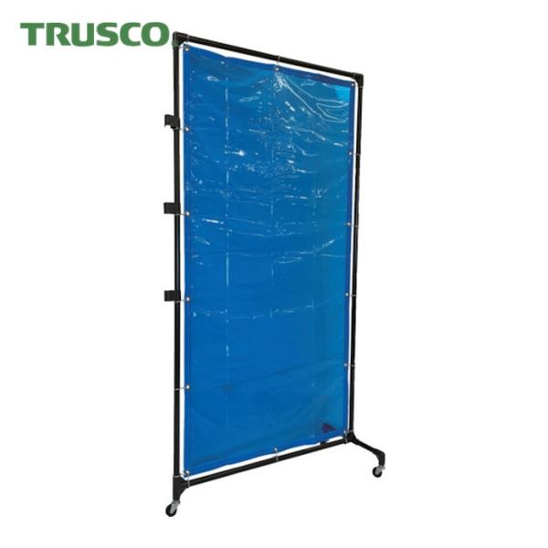 トラスコ TRUSCO 溶接遮光フェンス 1020型接続 ブルー (1台) 品番：YFBSB