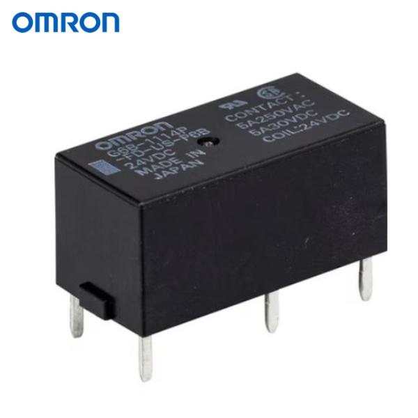OMRON パワーリレー シングル・ステイブル形 プリント基板用標準端子形 DC24V (1個) 品...