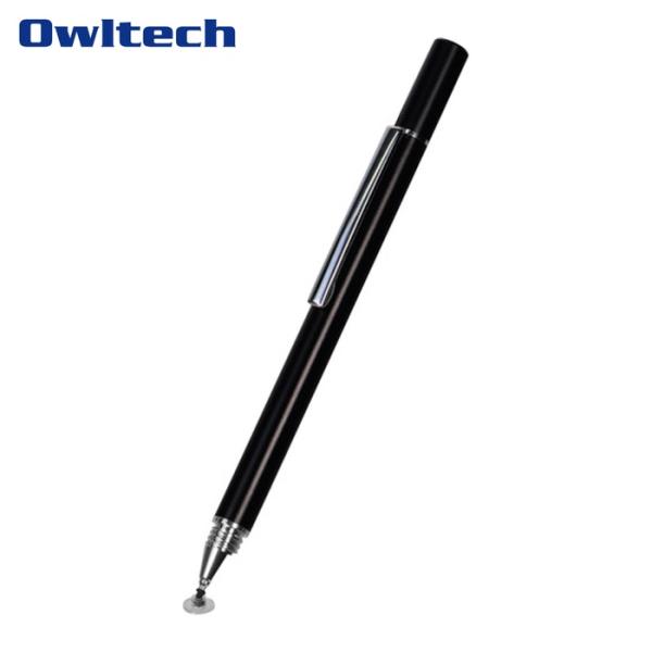 オウルテック 狙った場所にピタッとスラスラ書けるクリアな丸型ヘッド静電式タッチペン (1本) OWL...