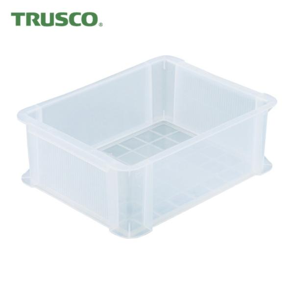 トラスコ TRUSCO スケルトンカラーコンテナ スケルコン 9L 透明 (1個) TSK-910T...