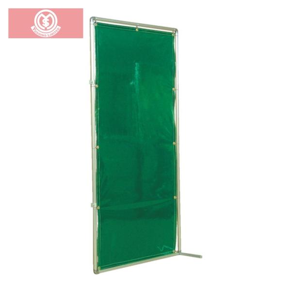 吉野 遮光フェンスアルミパイプ 1×2 接続固定 グリーン (1台) 品番：YS12JFG