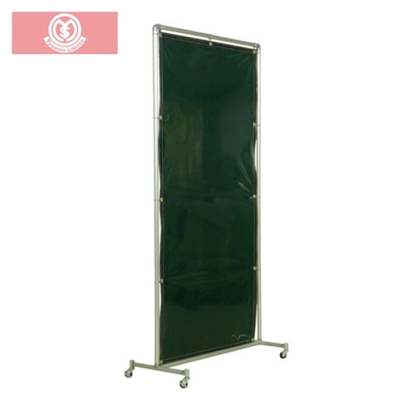 吉野 遮光フェンスアルミパイプ 1×2 単体キャスター グリーン (1台) 品番：YS12SCG