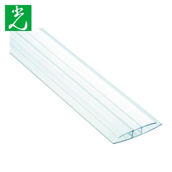 光 ジョイント用ポリカジョイナー エ型 差し込み幅5.1×910mm (1本) 品番：KTP-900...