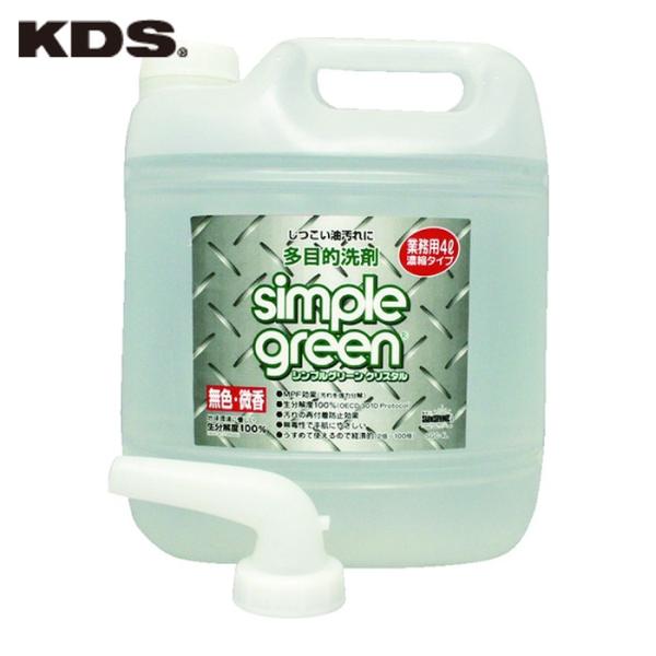 ムラテックKDS SGC-4L シンプルグリーンクリスタル4L詰替 (1個)