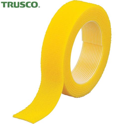 TRUSCO(トラスコ) マジックバンド[[R下]]結束テープ両面 幅20mm長さ1.5m黄 (1巻...