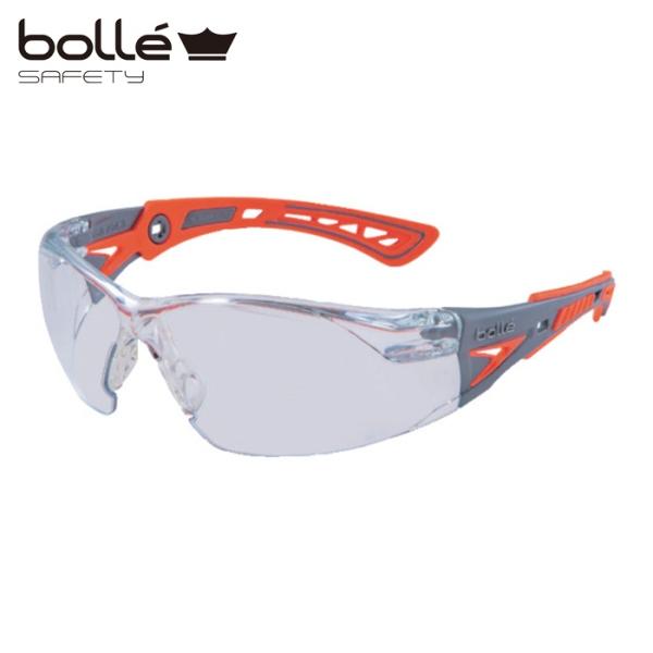 ボレー bolle SAFETY RUSH+カラーバリエーション グラナダオレンジ クリアレンズ (...