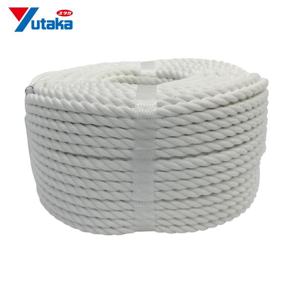 ユタカメイク ロープ ポリエステルロープ万能パック 6φ×50m (1巻) 品番：KSN-650