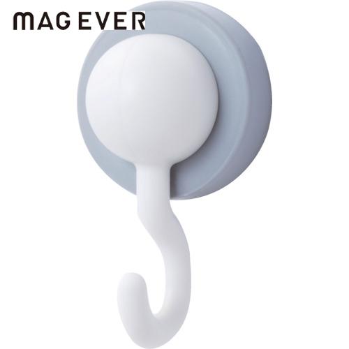 マグエバー シリコンマグネット jフック ホワイト 強力マグネットフック ネオジム磁石(1個) 品番...