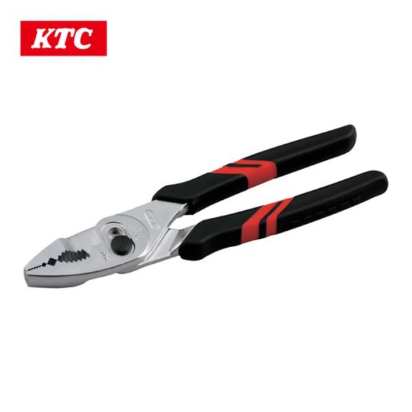 KTC 京都機械工具 PJ-200 コンビネーションプライヤ(ソフトグリップ付) 切断可能最大径Φ2...