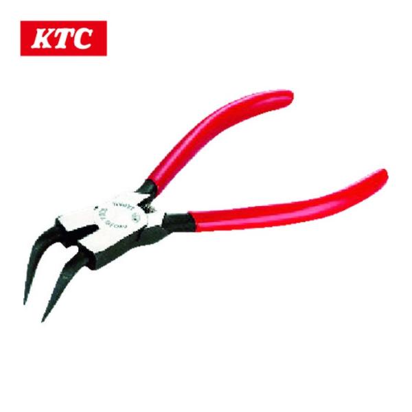 KTC 京都機械工具 曲型スナップリングプライヤ穴用 Ф1.2 (1丁) 品番：SCP-172L