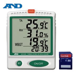 A&D デジタル温湿度SDデーターロガー (1個) 品番：AD5696